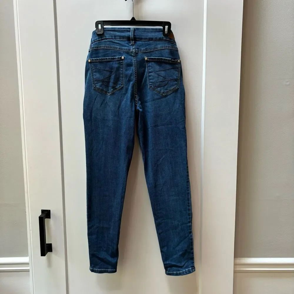 Seven7 Highrise Tummyless Skinny jeans woman’s size‎ 10 - Picture 4 of 9